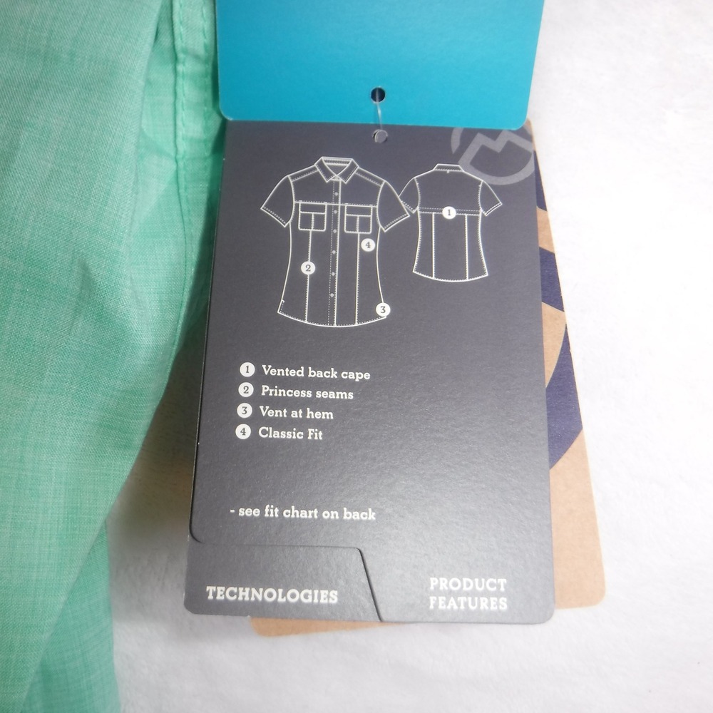 Magellan Outdoors FishGear Womens XXL Mint Green UPF 30 Fishing Shirt NWT - Picture 9 of 11